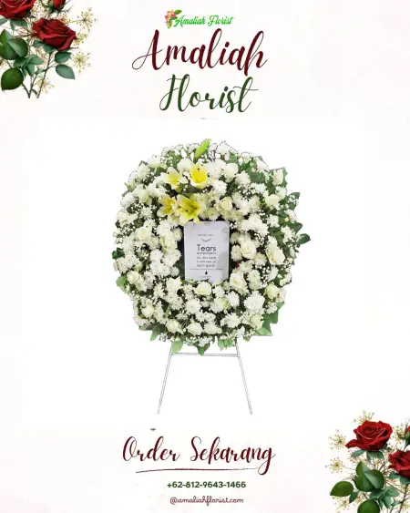Krans Bunga Duka Kebun Lada